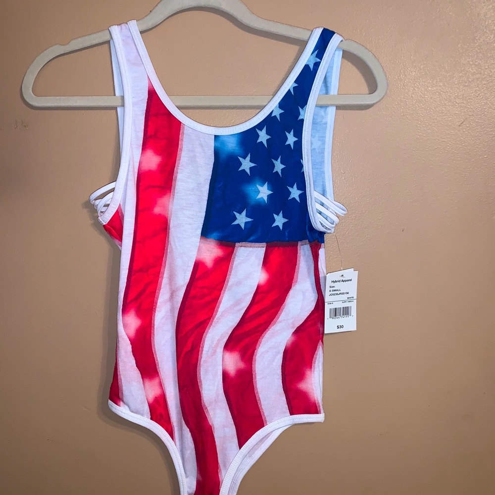 American Flag Bodysuit